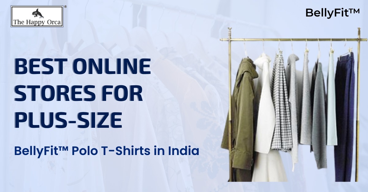 Best Online Stores for Plus-Size BellyFit™ Polo T-Shirts in India